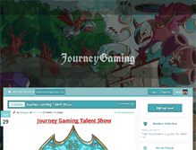 Tablet Screenshot of journeygaming.com